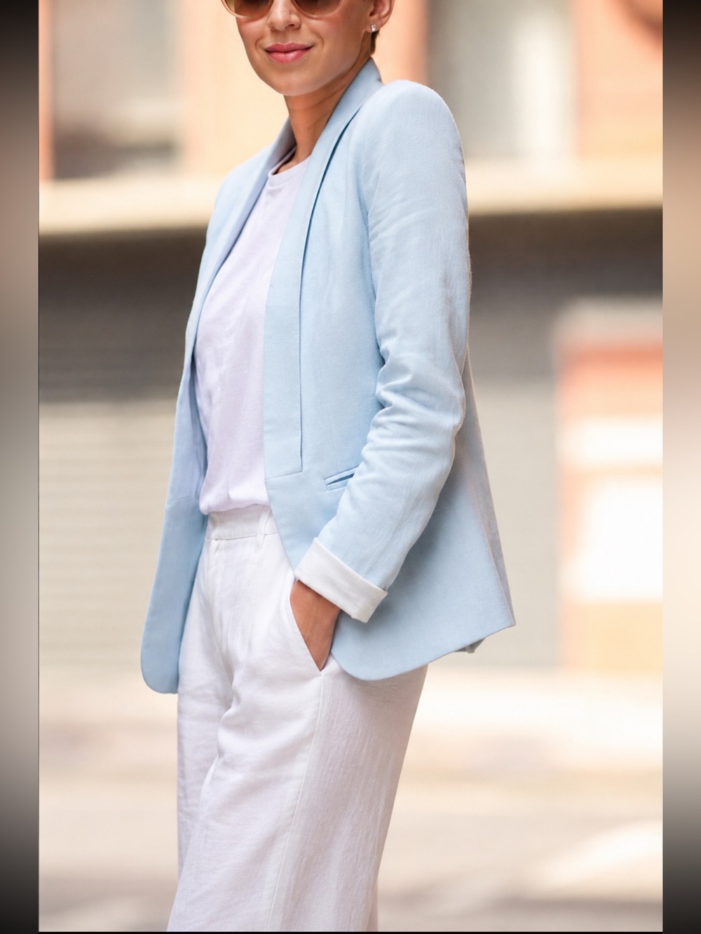 Club Monaco Baby Blue Blazer